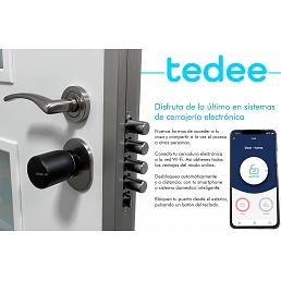 Cerradura electrónica inteligente para puertas Tedee Go y Pro