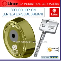 ESCUDO HOPLON ORO PVD ESPECIAL DOM DIAMANT