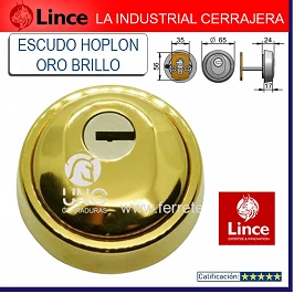 ESCUDO LINCE 65X24/17MM...