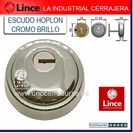 ESCUDO LINCE 65X24/17MM...