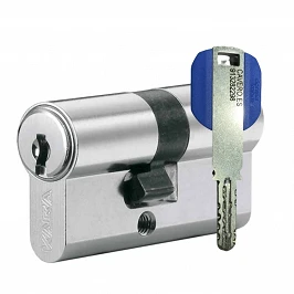 BOMBILLO DORMA KABA ExperT pluS LAM Doble Embrague 40+40 80mm CROMO