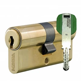 BOMBILLO DORMA KABA Extreme ExperT Plus Doble Embrague+Lam 30+30 60mm LATON