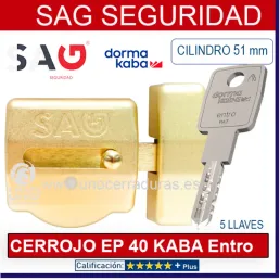 CERROJO SAG EP40 ORO ROTOR...