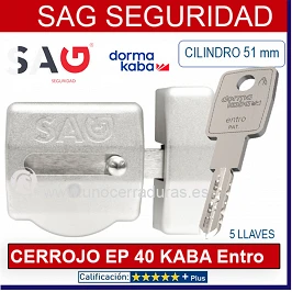 CERROJO SAG EP40 CROMO...