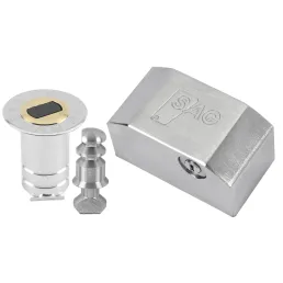 CERRADURA PERSIANA SAG ACERO CROMADO BB6