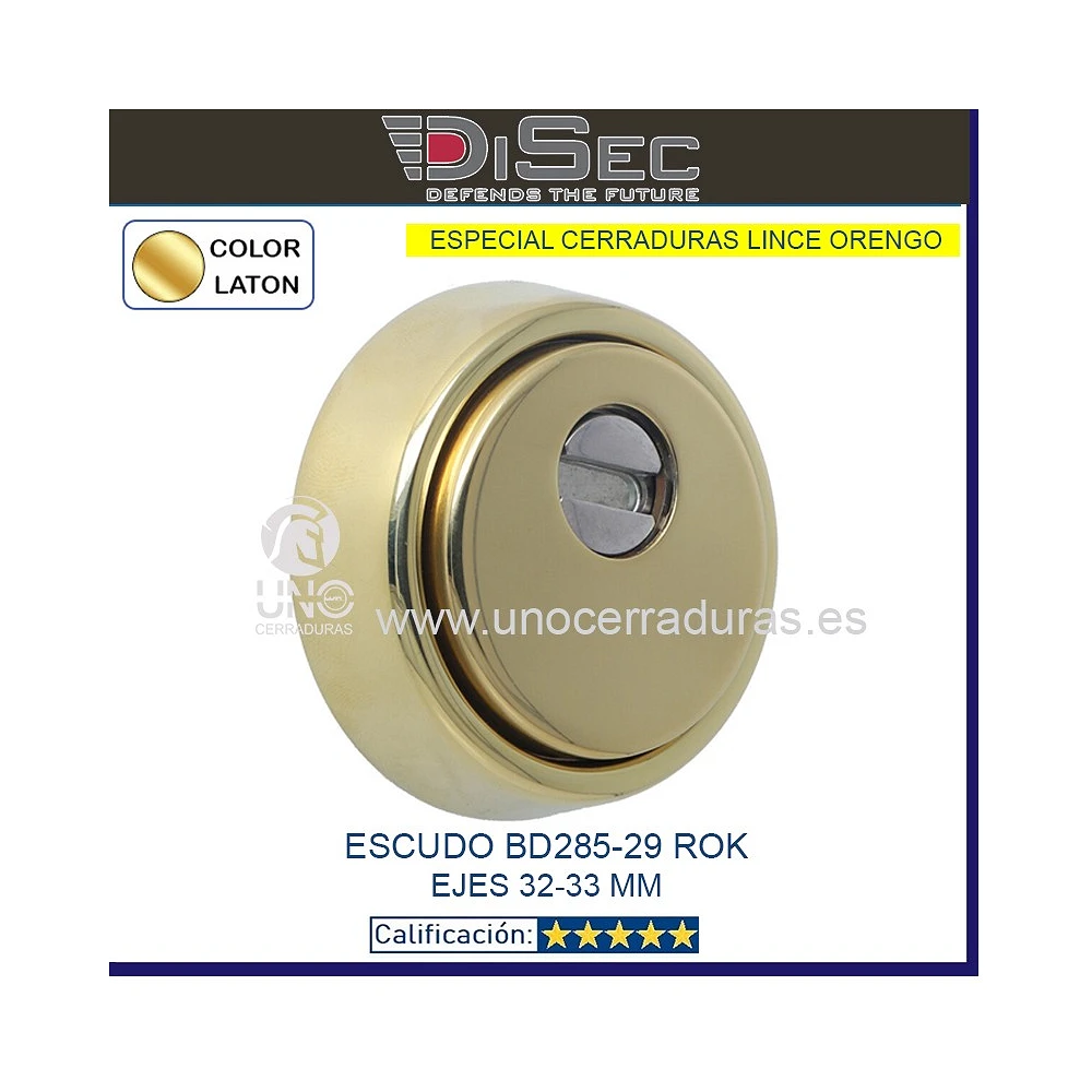 Escudo MCM 1814 para Cerradura de Gorjas - Vidal Locks
