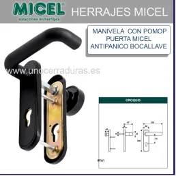 MANIVELA Y POMO PLACA...