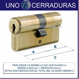 BOBMILLO DORMA KABA Extreme ExperT Plus Doble Embrague+Lam 30+40 70mm LATON