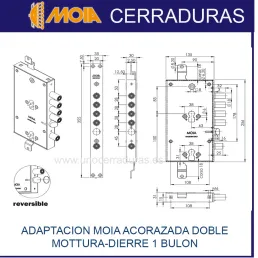 CERRADURA MOIA ACORAZADA...