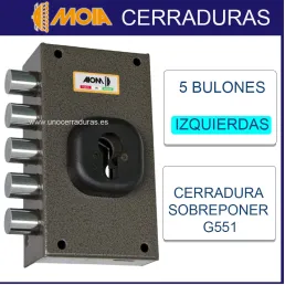 CERRADURA MOIA  SUPERFICIE...
