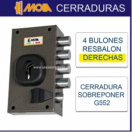 CERRADURA MOIA SUPERFICIE...