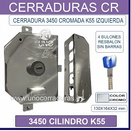 CERRADURA CR 3450 CILINDRO...