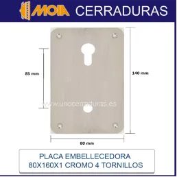 PLACA EMBELLECEDORA MOIA...