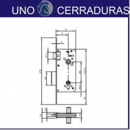 CERRADURA -YALE 8912-50