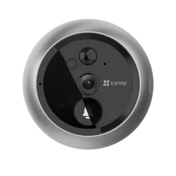 MIRILLA INTELIGENTE FULL HD WI-FI, EZVIZ PLATA Y NEGRO