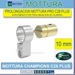 PROLONGACION MOTTURA PRO C28 PLUS 10mm