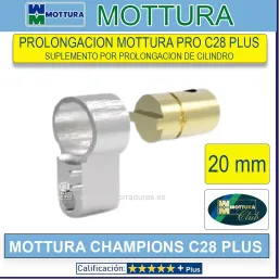 PROLONGACION MOTTURA PRO C28 PLUS 20mm