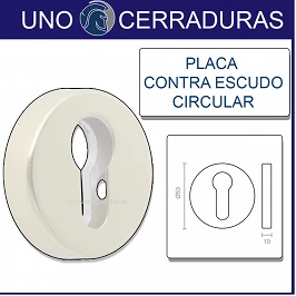 PLACA CONTRAESCUDO CIRCULAR...