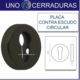 PLACA CONTRAESCUDO CIRCULAR...
