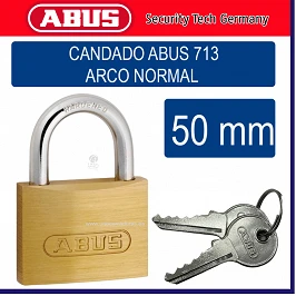 CANDADO LATON 713 ARCO CORTO 50MM