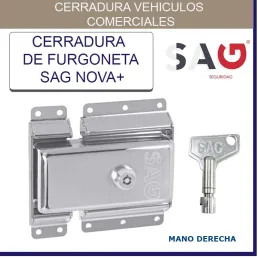 CANDADO SAG FURGONETA IN. INOX NOVA+ MANO REFUERZO PIEDRA