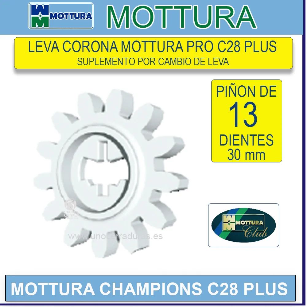 SUPLEMENTO CORONA 13 MM MOTTURA PRO C28 PLUS 30mm