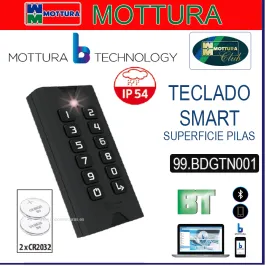 TECLADO SUPERFICIE PILAS...