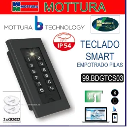 TECLADO EMPOTRADO PILAS...