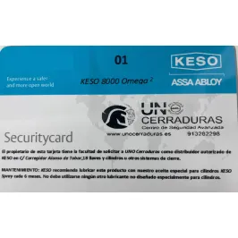 LLAVE KESO 8000 OMEGA 2 Extralarga Color
