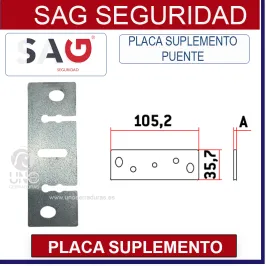 PLACA SUPLEMENTO ACERO...