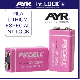 AYR INTLOCK PILA LITIO 6LF22-9V 1.2 AH SERIE 501