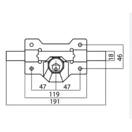 CERROJO CVL NIQUEL BOMBILLO 50 A-1