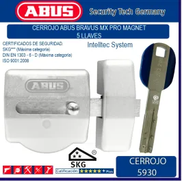 CERROJO ABUS 5930 BRAVUS MX...