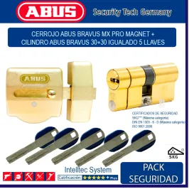 CERROJO ABUS 5930 ORO +...