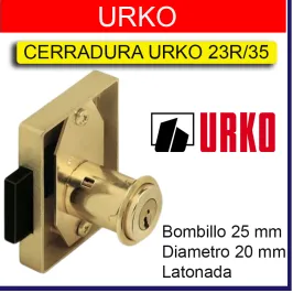 CERRADURA MUEBLE 23R 35mm URKO