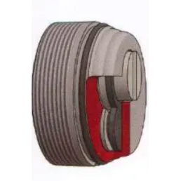 ESCUDO AZZI FAUSTO PREMIUM ROSCADO LATON F23/REG/SB/M+T/VITE
