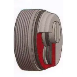 ESCUDO AZZI FAUSTO PREMIUM ROSCADO LATON F23/REG/SB/M+T/VITE