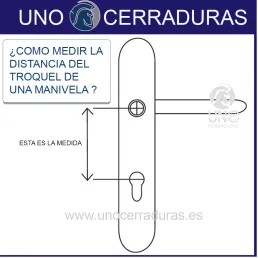 MANIVELA 4480 IZQUIERDAS ORO BOCALLAVE 85 mm