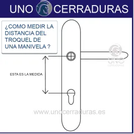MANIVELA 4480 IZQUIERDAS ORO BOCALLAVE 85 mm