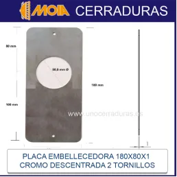 PLACA EMBELLECEDORA MOIA...