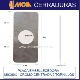 PLACA EMBELLECEDORA MOIA...