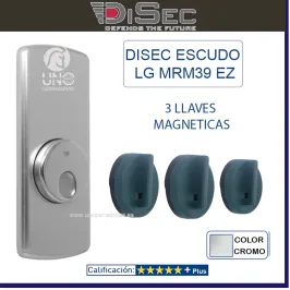 DISEC ESCUDO LG MRM29 EZC D1 CROMO CON 2 LLAVES MAGNETICAS