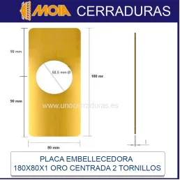 PLACA EMBELLECEDORA MOIA...