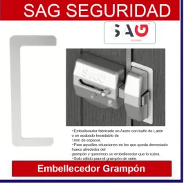 EMBELLECEDOR GRAMPON CROMO SAG