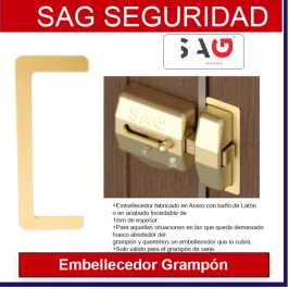 EMBELLECEDOR GRAMPON DORADO...