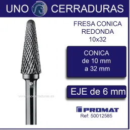 FRESA CONICA REDONDA...