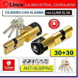 CILINDRO C6 CON ALARMA ALTA...