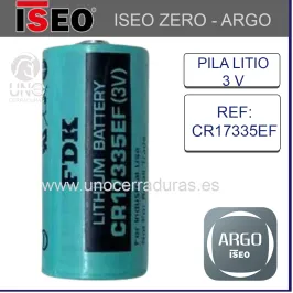 PILA LITIO 3V CR17335EF...