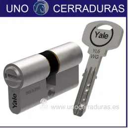 BOMBILLO 40+40 YL6 Niquel YALE
