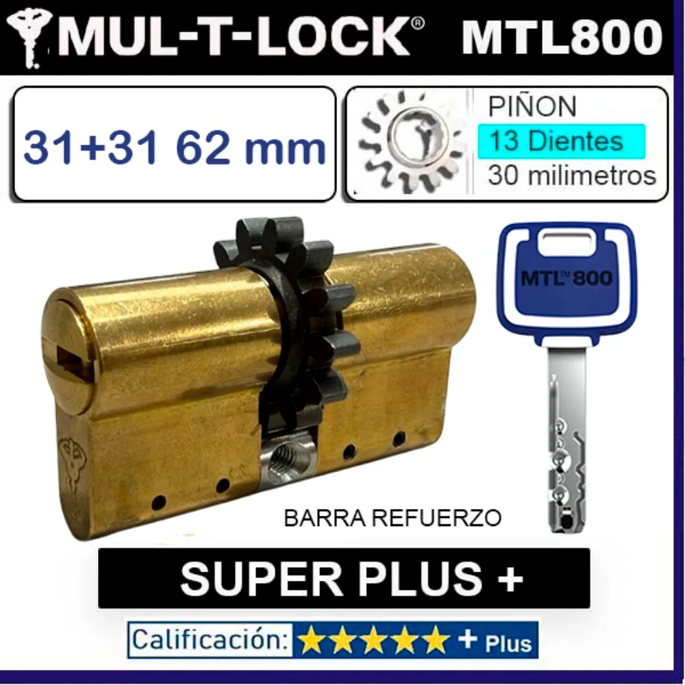 CILINDRO MT5+ SUPER Plus MULTLOCK MTL800 31+31 62